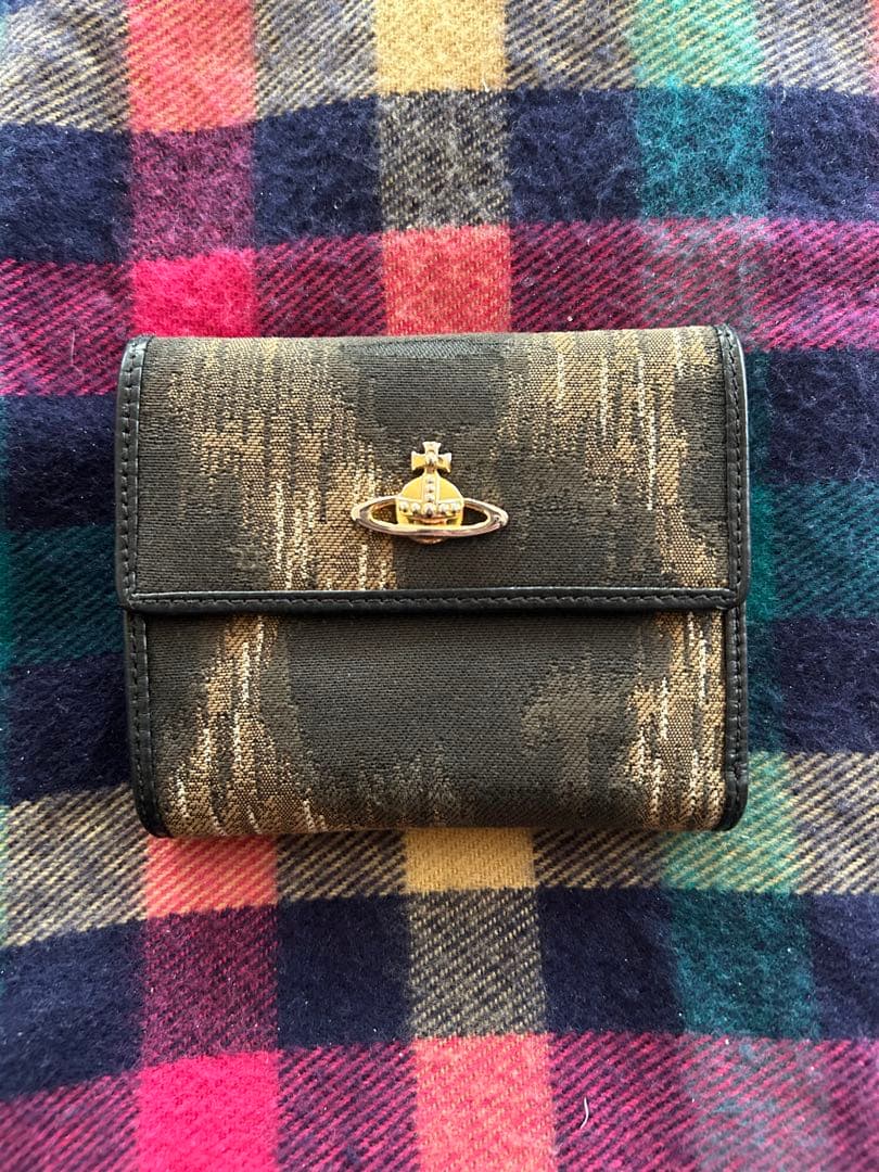 Vivienne Westwood 折りたたみ財布 ブラック/ゴールド　希少