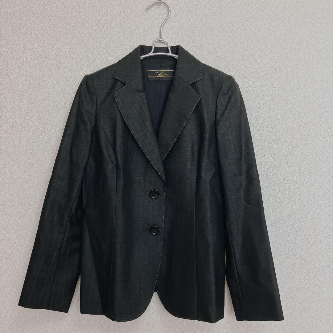 極美品✨ Leilian レリアン シルク混 カルロバルベラ パンツスーツセット