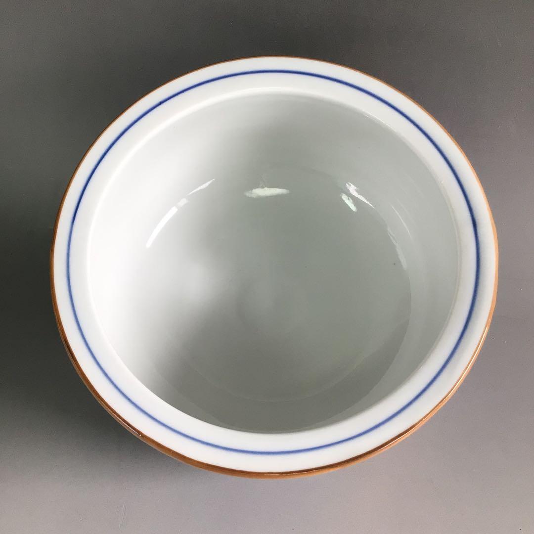 Ｒ２６２　皆具　『西尾瑞豊造』『染付金欄手皆具』　共箱　茶道具