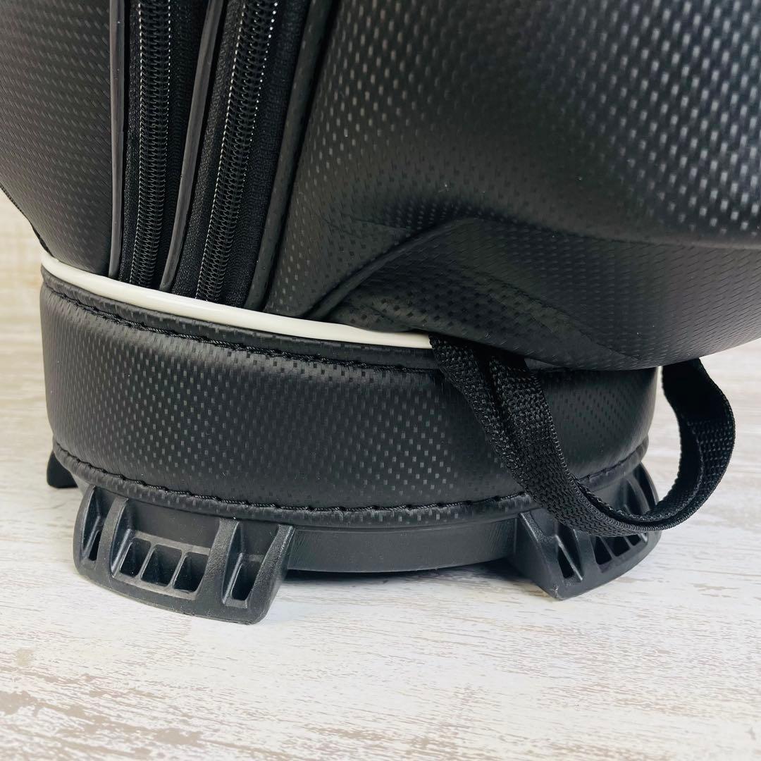 【極美品】adidas アディダスゴルフリニアロゴ キャディバッグ　9.5型