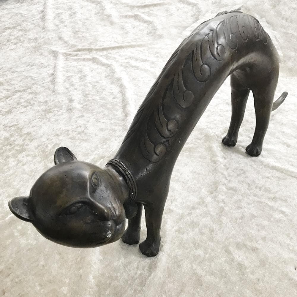 ネコ　ブロンズ
