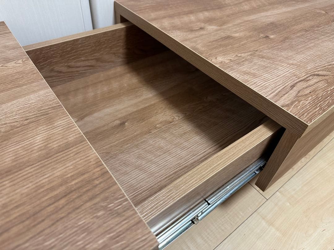 【送料込み！】センターテーブル　幅120cm 収納付き　リビング