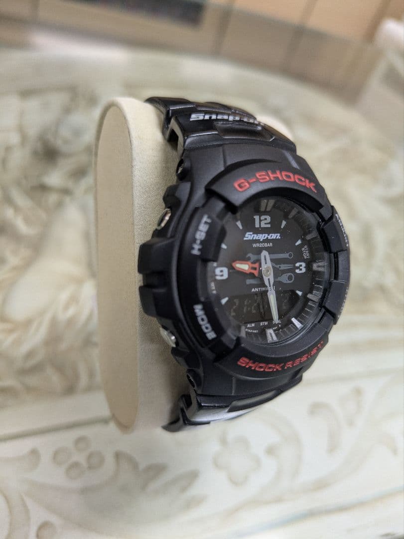 ひ*で様 G-SHOCK Snap-on ブラック 時計