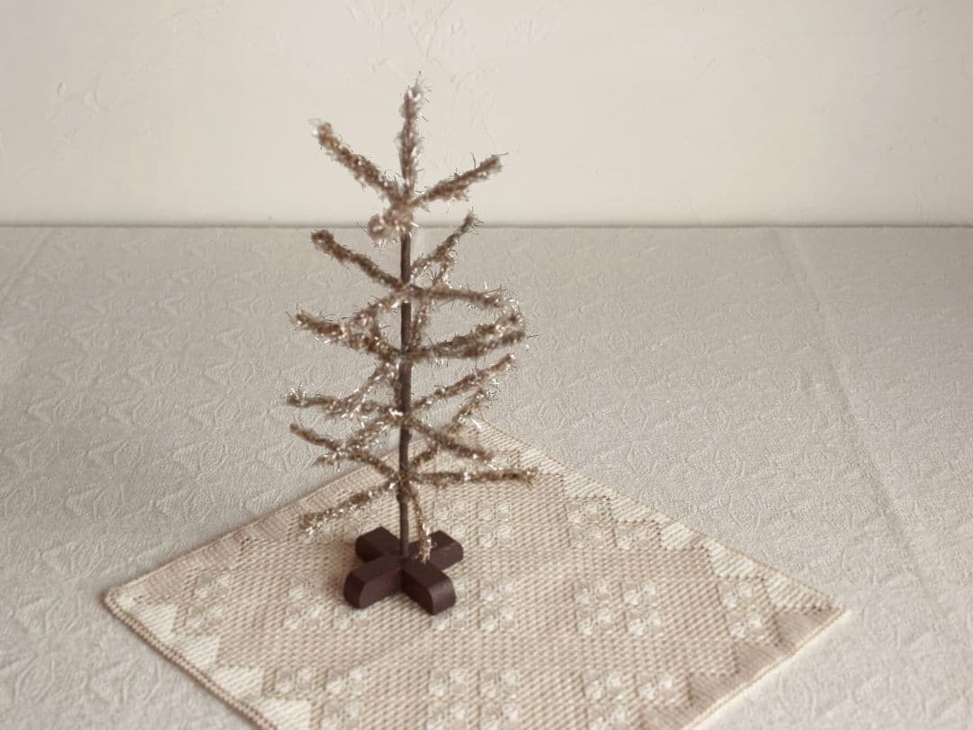 【parisさま】vintage tree ❀ 燻ゴールドの ツリー 28 cm