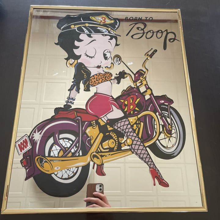 ベティちゃん　パブミラー　アンティーク