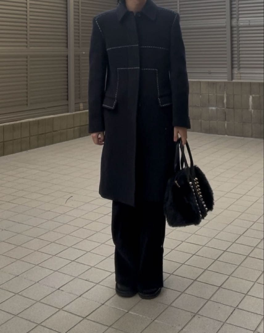 ジャケット・アウター comme ca du mode stitch paint coat