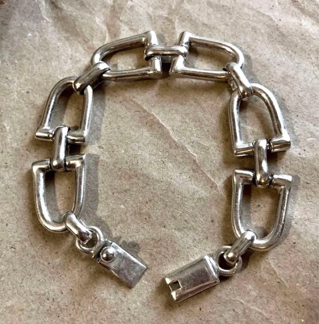 希少品 メキシコ製 vintage old 925 ビット ブレスレット