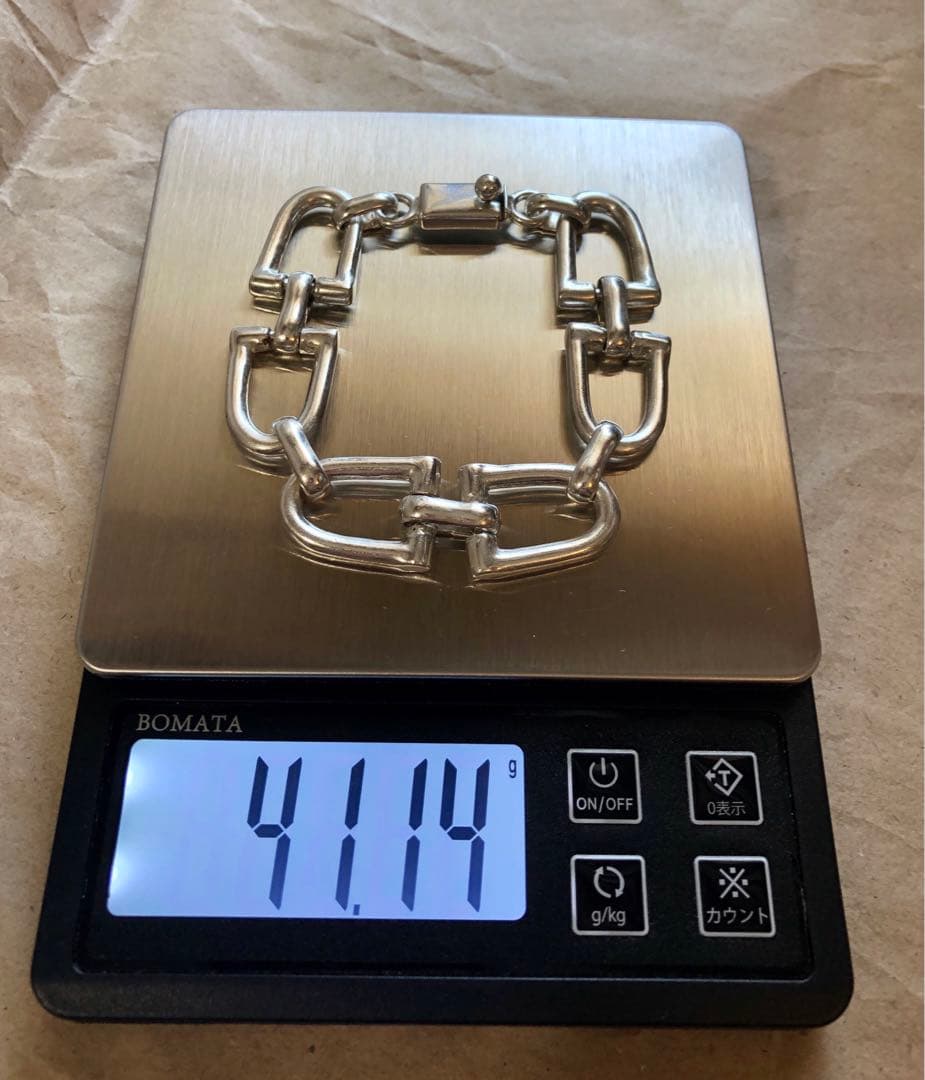 希少品 メキシコ製 vintage old 925 ビット ブレスレット