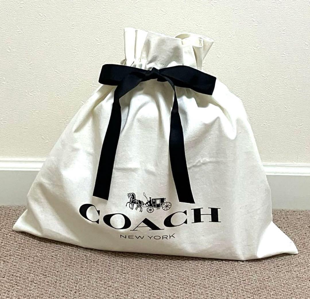 新品未使用 COACH コーチ シグネチャー 大判マフラー