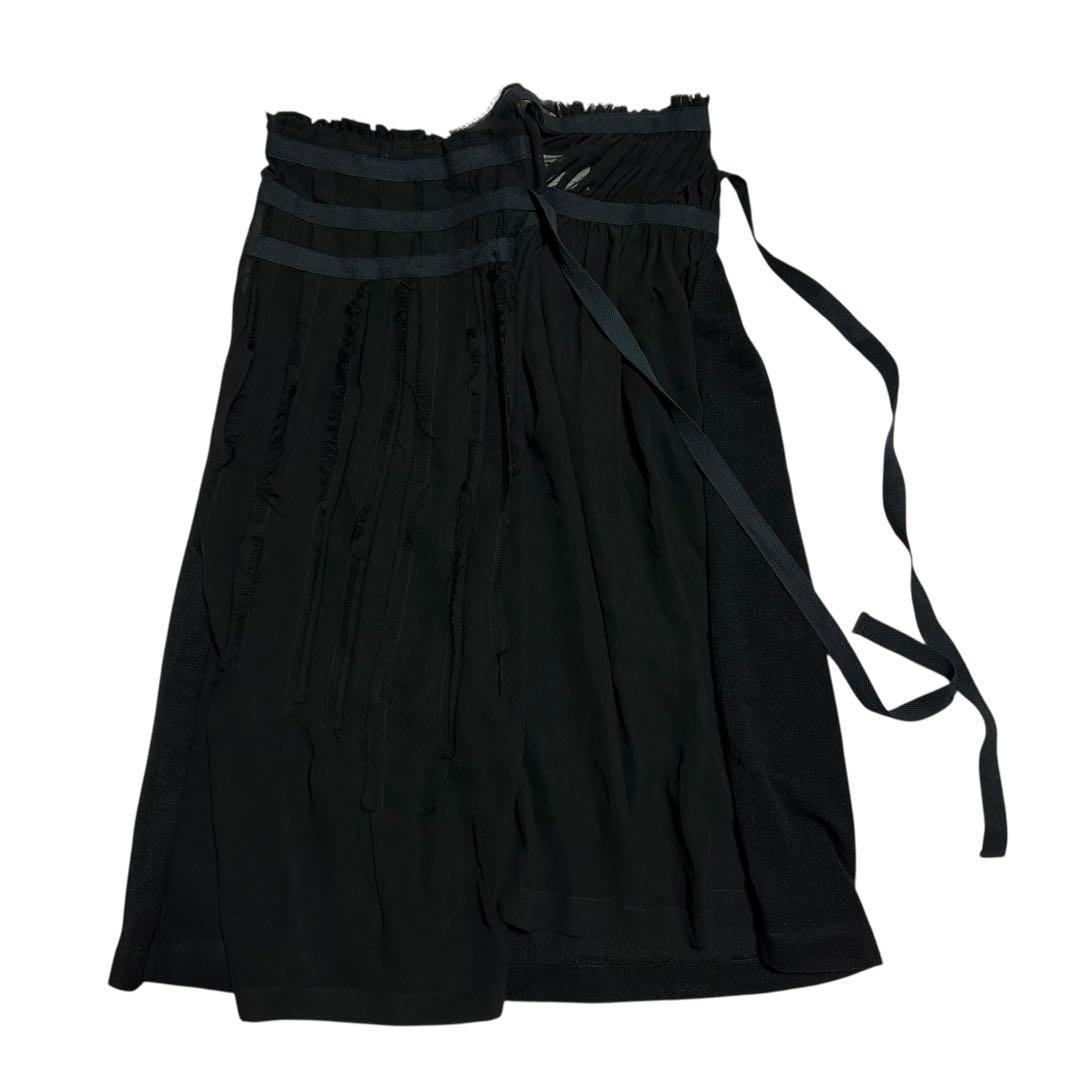 tricot COMME des GARCOINS 変形 切替 スカート　03s