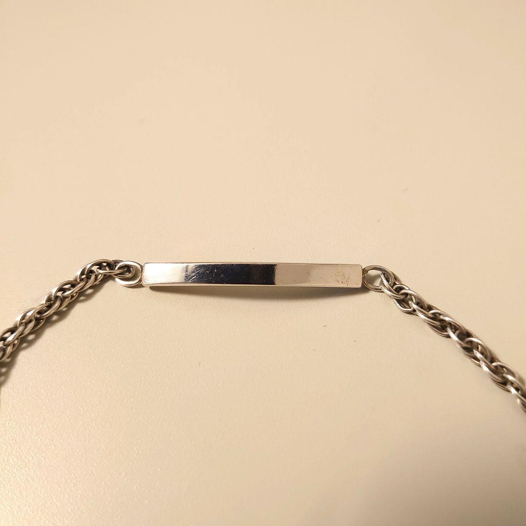 Tiffany&Co. ティファニー IDブレスレット シルバー SV925