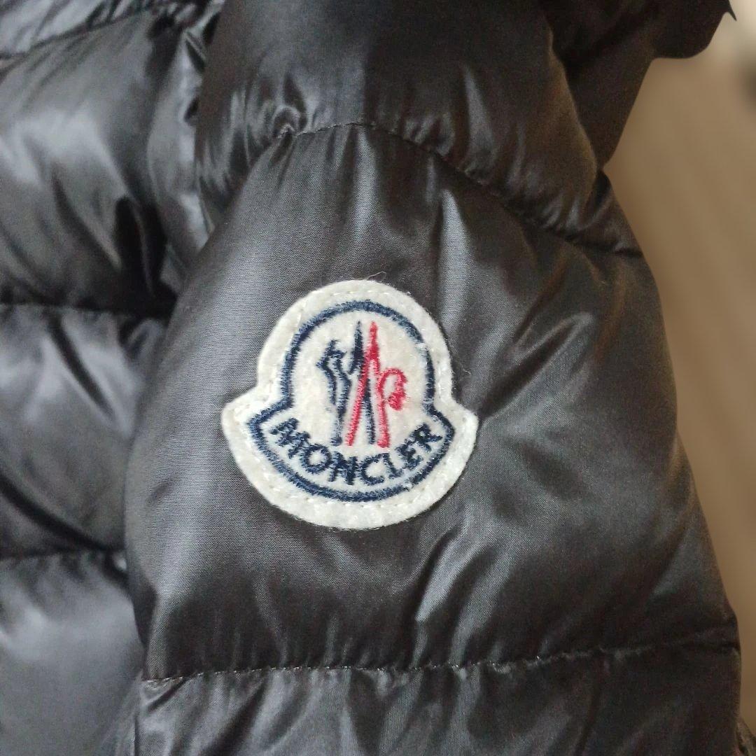 Moncler HERMINEダークグリーンダウンロングコートエルミンヌサイズ0