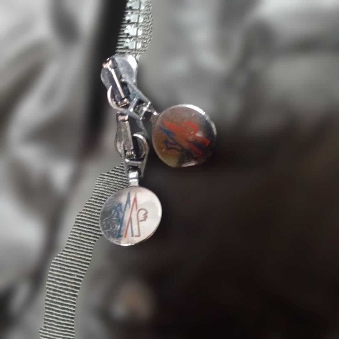 Moncler HERMINEダークグリーンダウンロングコートエルミンヌサイズ0