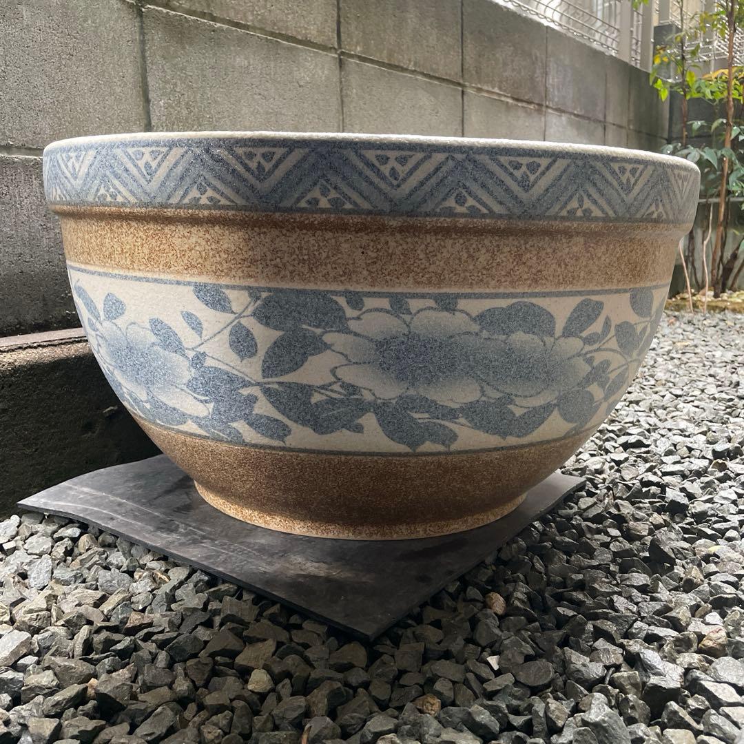 睡蓮鉢　金魚鉢　メダカ鉢　水鉢　21号63cm 大型