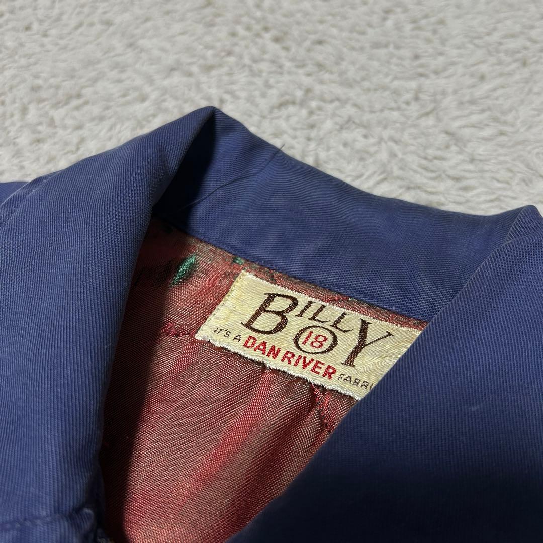 40s billy dan  ギャバ ワークジャケット 茄子紺