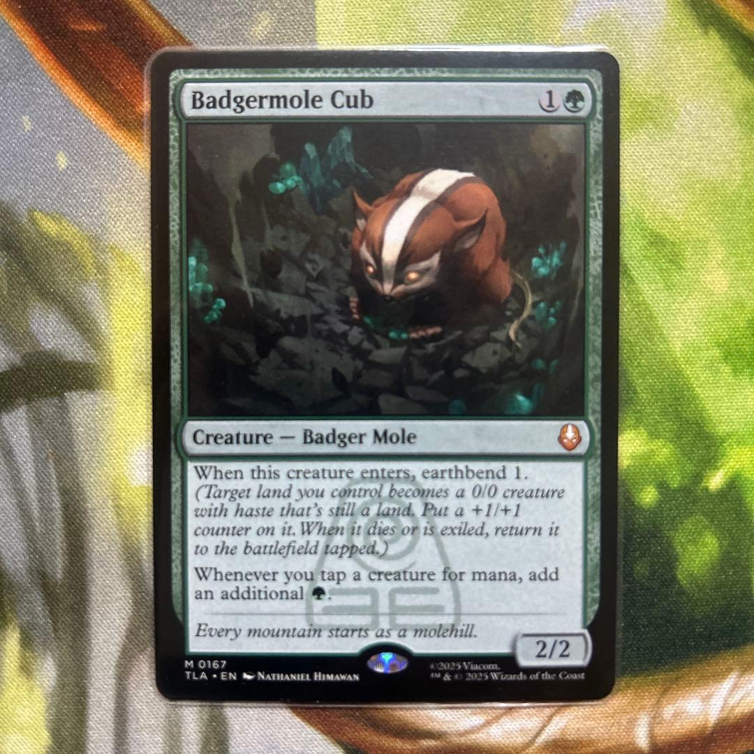 MTG アナグマモグラの仔 Badgermole Cub