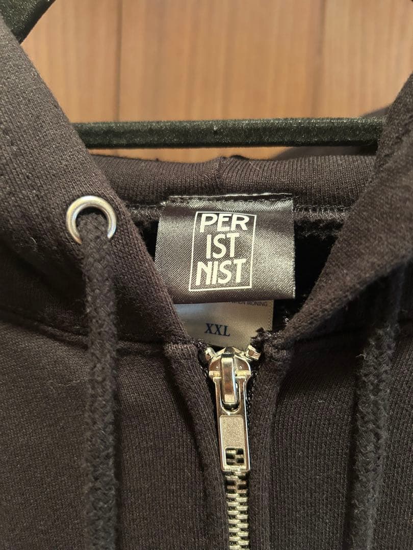 PERISTNIST ブラックパーカー XXL