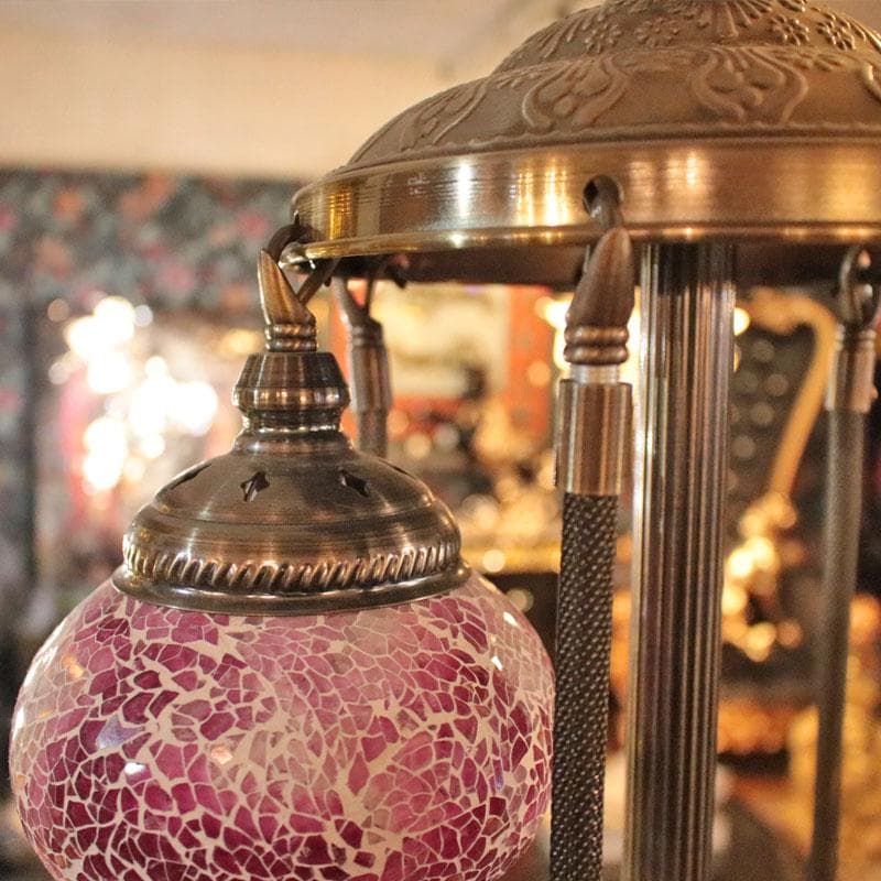 モザイクランプ トルコランプ 7灯 間接照明 フロアスタンド 143-104