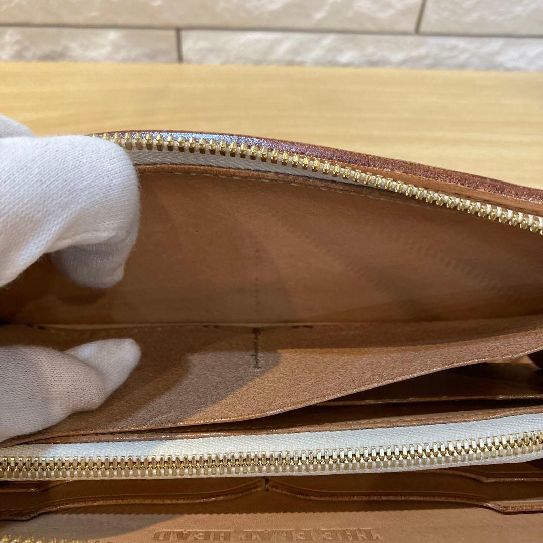 チ*ガ様 【15694】THE FLAT HEAD フラットヘッド　レザーウォレ