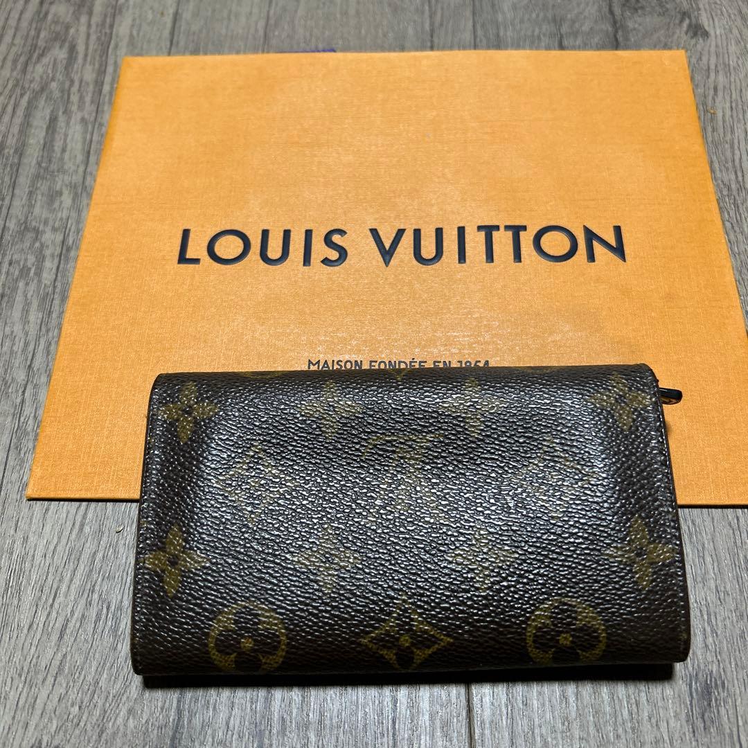 LOUISVUITTONルイヴィトン二つ折財布モノグラムポルトモネブラウン