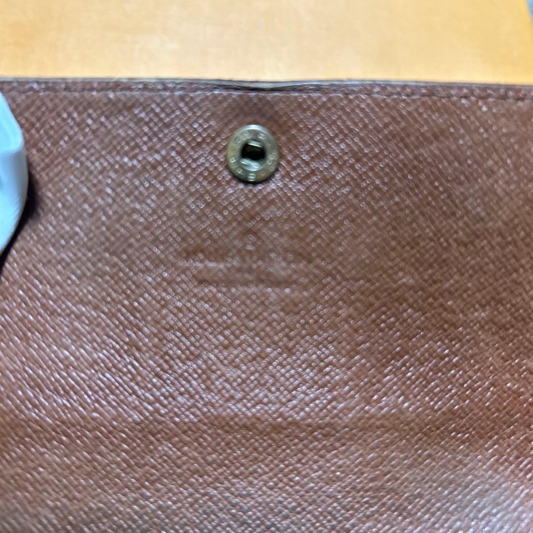LOUISVUITTONルイヴィトン二つ折財布モノグラムポルトモネブラウン