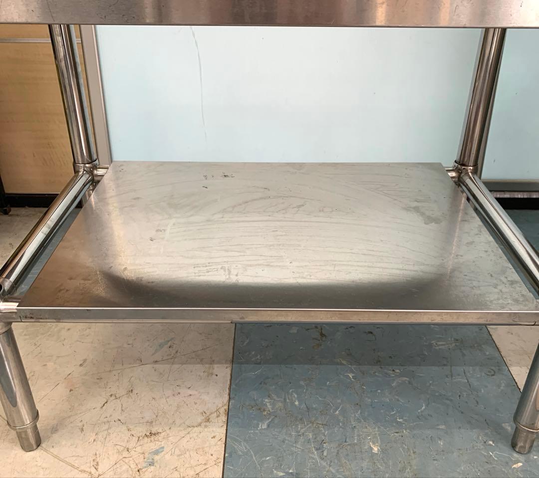 業務用ステンレス作業台 調理台 高さ590㎜×幅750㎜×奥行530㎜