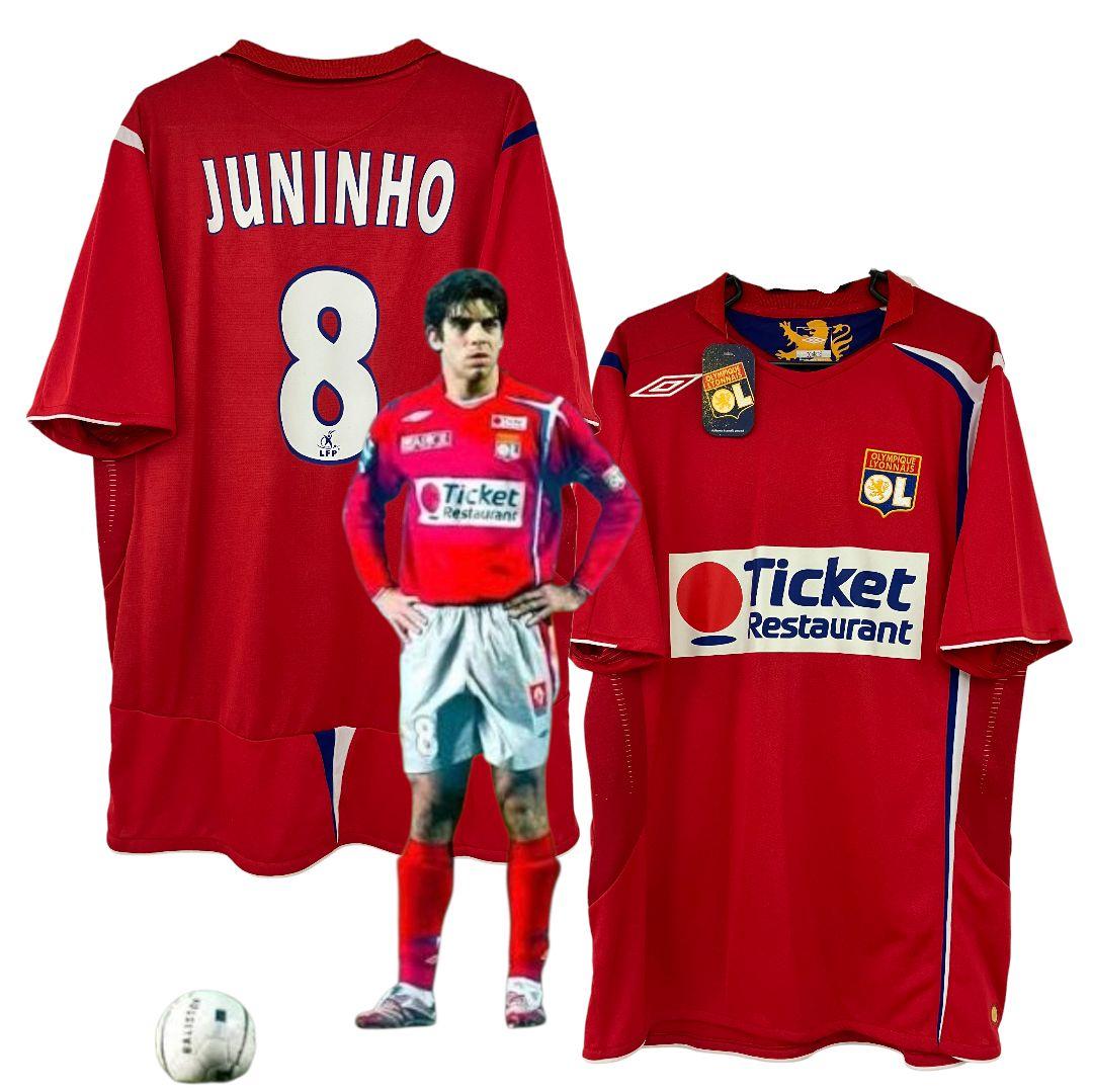 06-07 オリンピック・リヨン　ジュニーニョ　アンブロオフィシャルユニフォーム