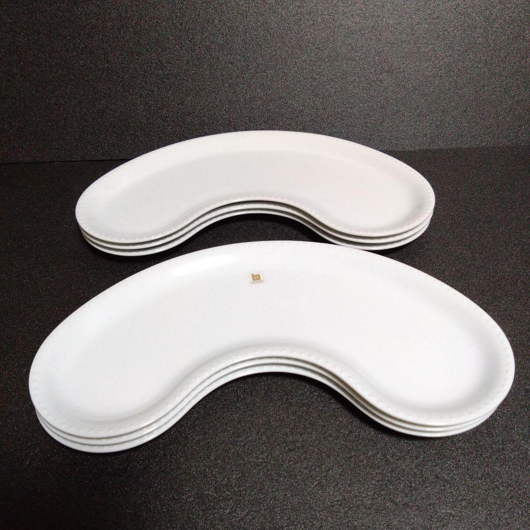 未使用 波佐見焼 白山陶器 Ｏ型パーティートレイ6枚　　お祝い