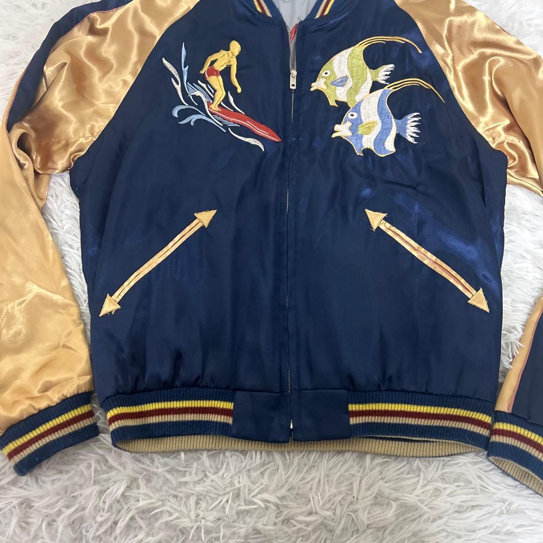 【美品】テーラー東洋スカジャン Aloha Hawaii Dragon Lサイズ