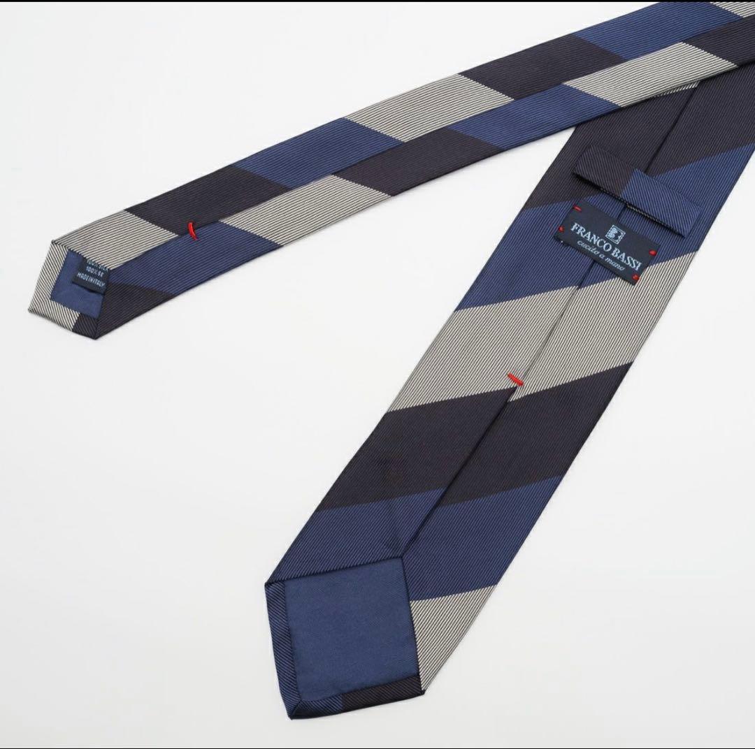 FRANCO BIANCHI ストライプ ネクタイ