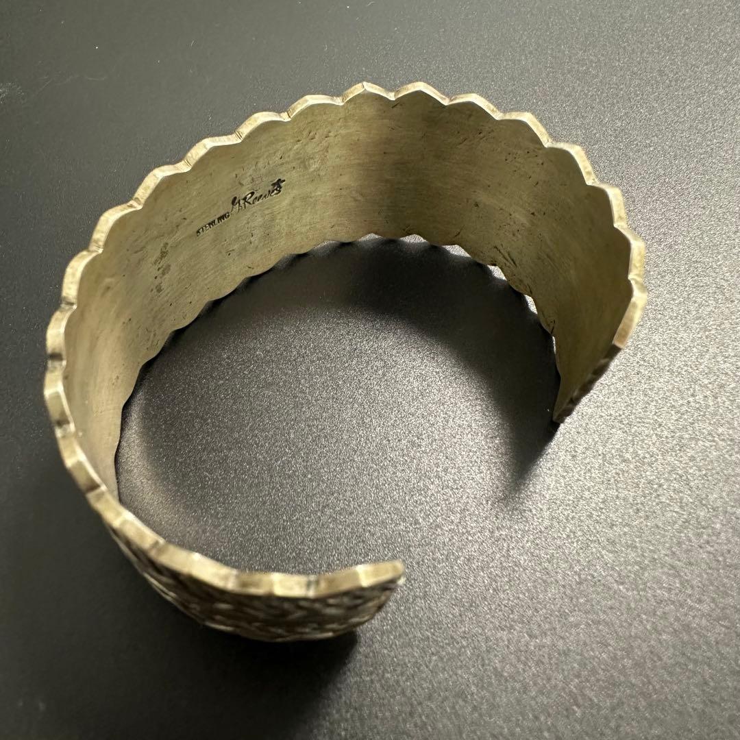 Navajo Gary Reeves スタンプワーク バングル