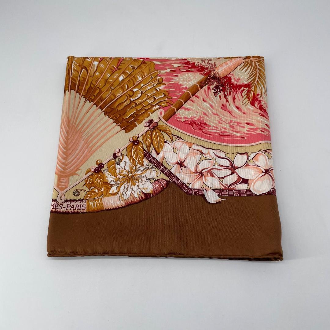 16976✨HERMES ALOHA アロハ スカーフ カレ90 シルク