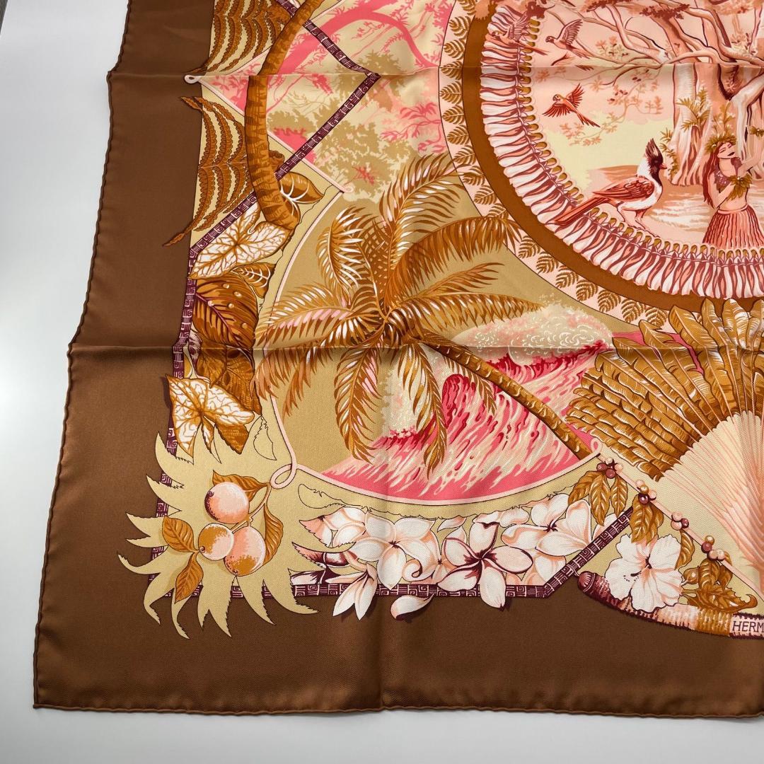 16976✨HERMES ALOHA アロハ スカーフ カレ90 シルク