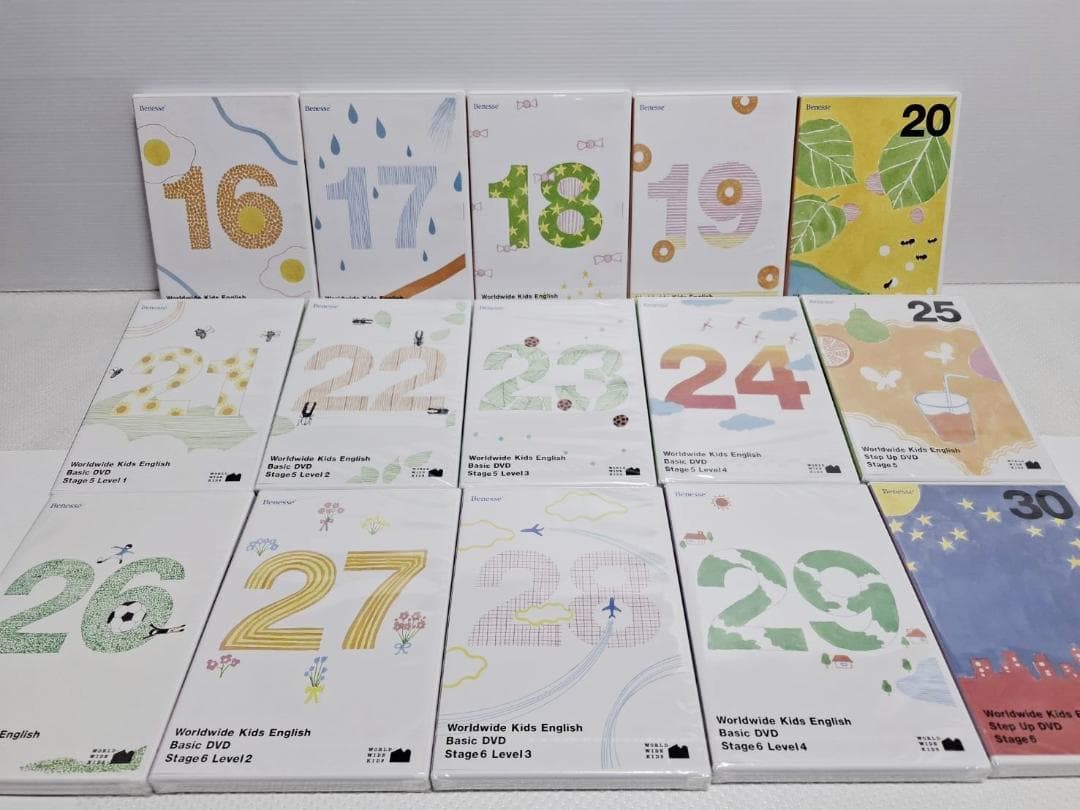 【じゅん 29 】 WWKフォニックス付 Stage0~6 DVD美品多数