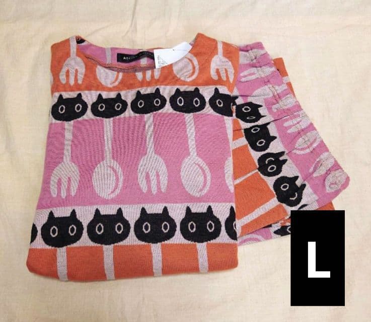 新品タグ付き マタノアツコ パジャマ ルームウェア スプーン L