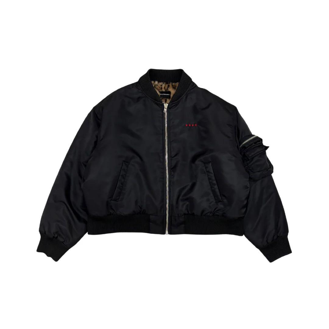 Mサイズ　9/S PROJECT MA-1 - BLACK