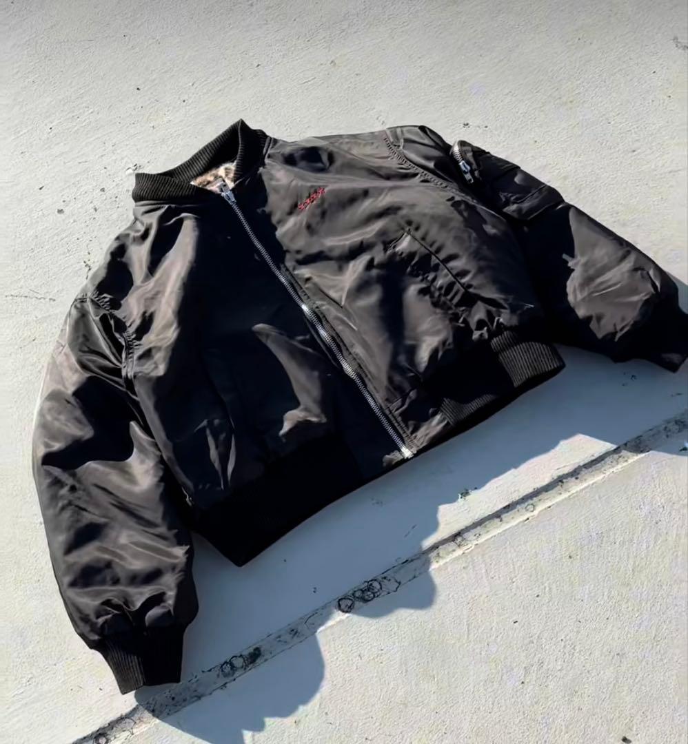 Mサイズ　9/S PROJECT MA-1 - BLACK