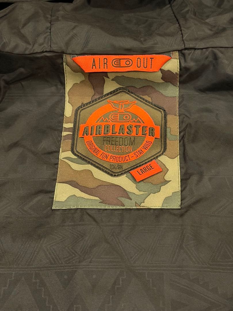 AIR BLASTER スノーボードウェア ジャケット 新品sizeＬ