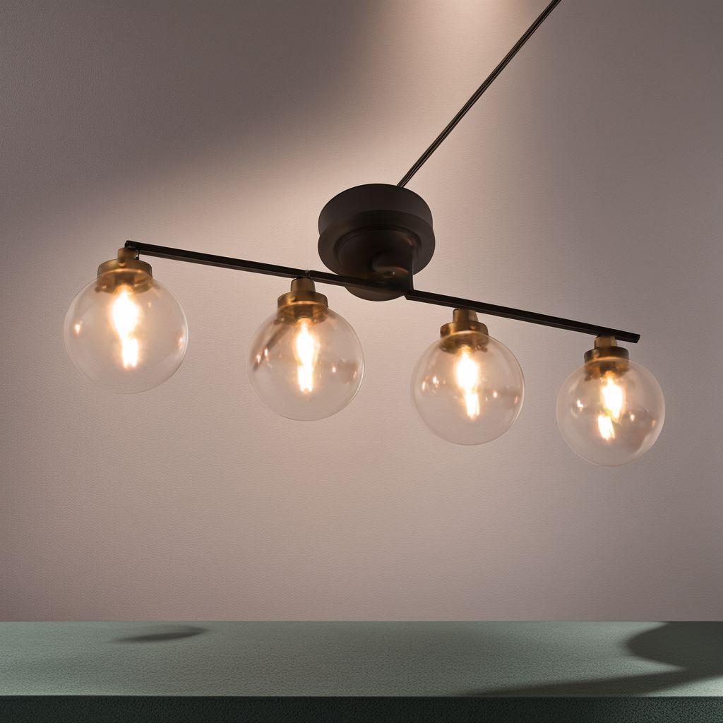 4灯 インダストリアルスタイル シーリングライト