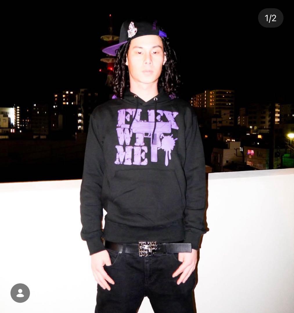 flexwitme パーカー 紫