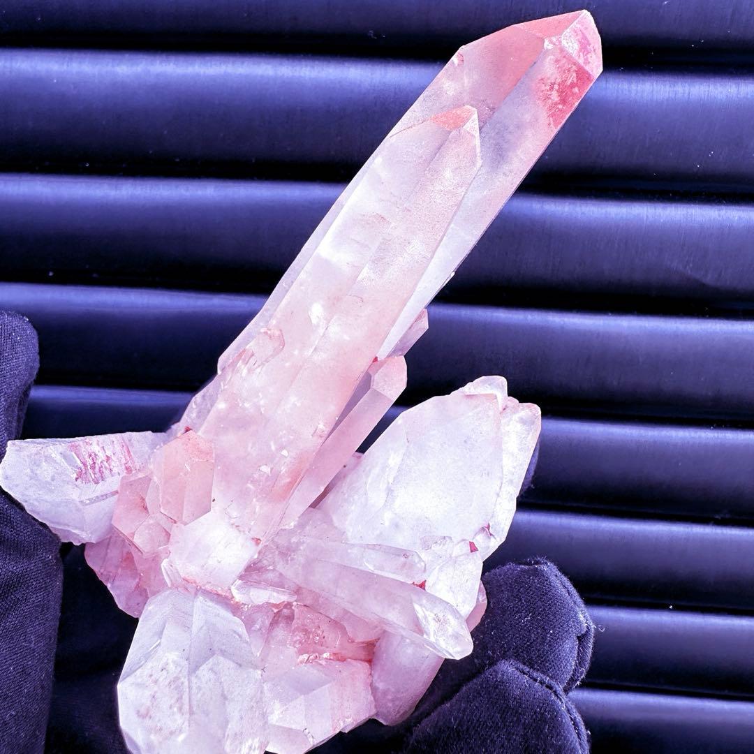 希少❗️絶品❗️超綺麗♡超強いパワー ピンクヒマラヤ クラスター水晶天然石A1535