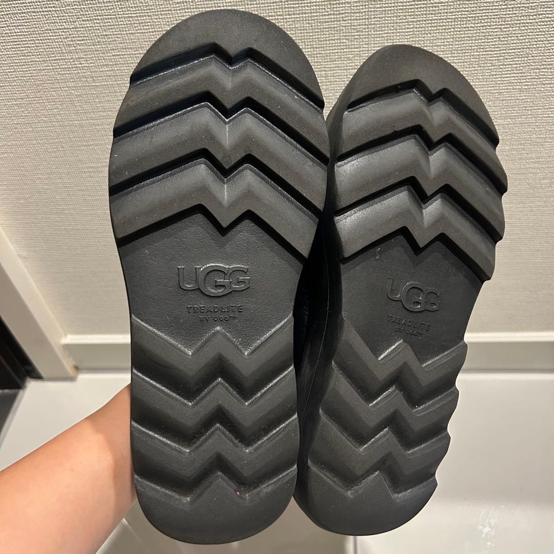 UGG ブラック 厚底スニーカー 24.5センチ レディース ウィメンズ 黒