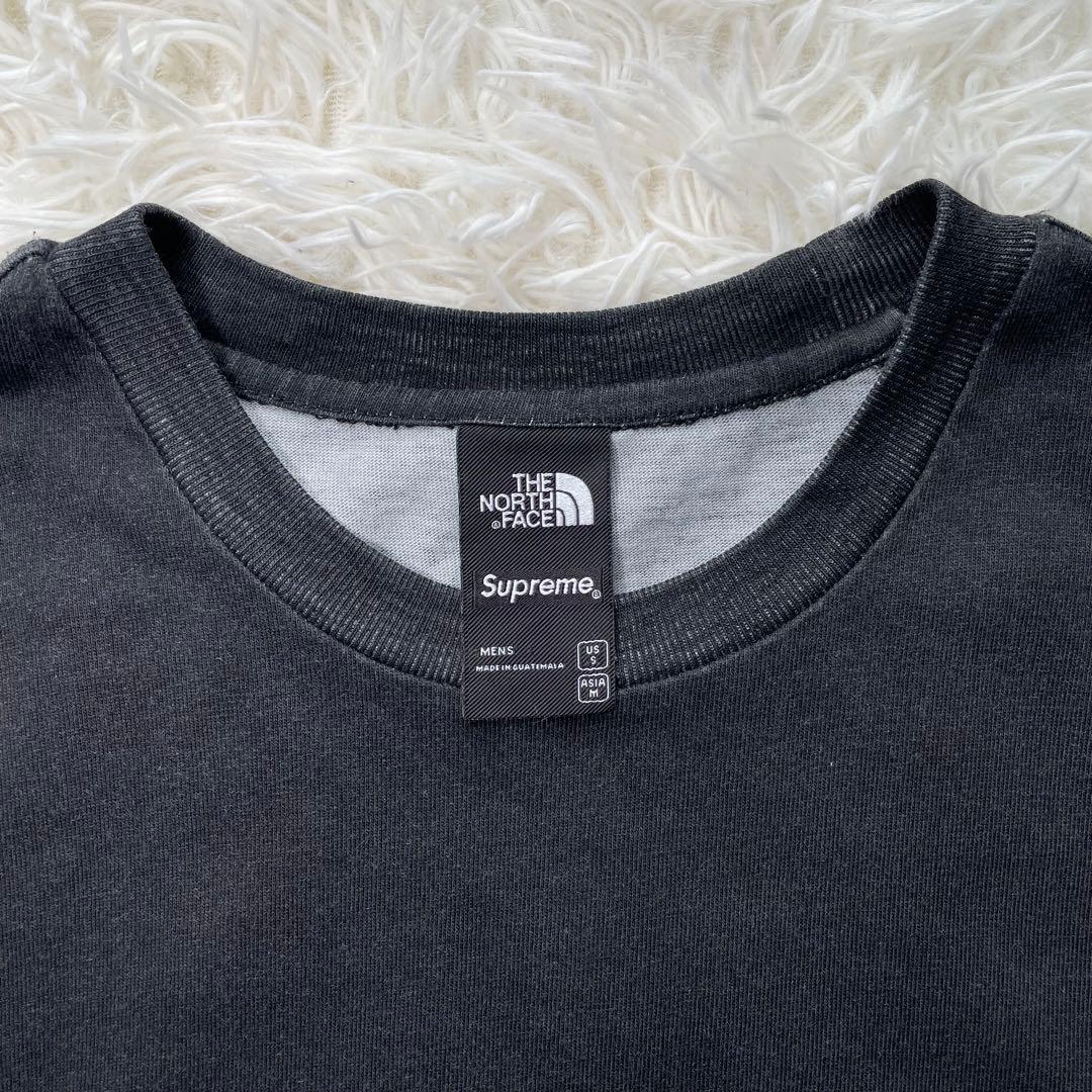THE NORTH FACE Supreme コラボ ロンT ダークグレー M