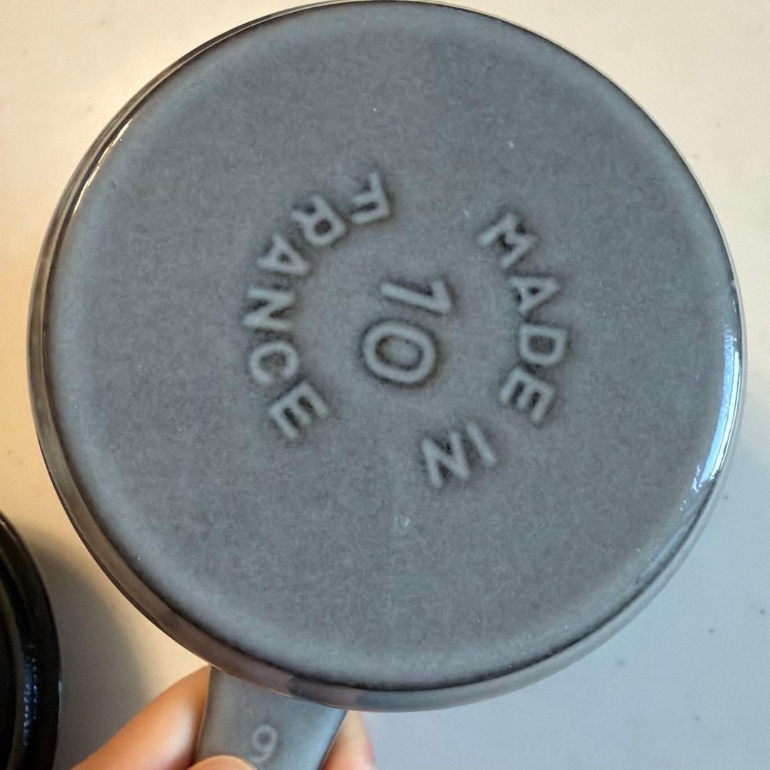 【未使用】ストウブ staub ミニソースパン　10cm グレー