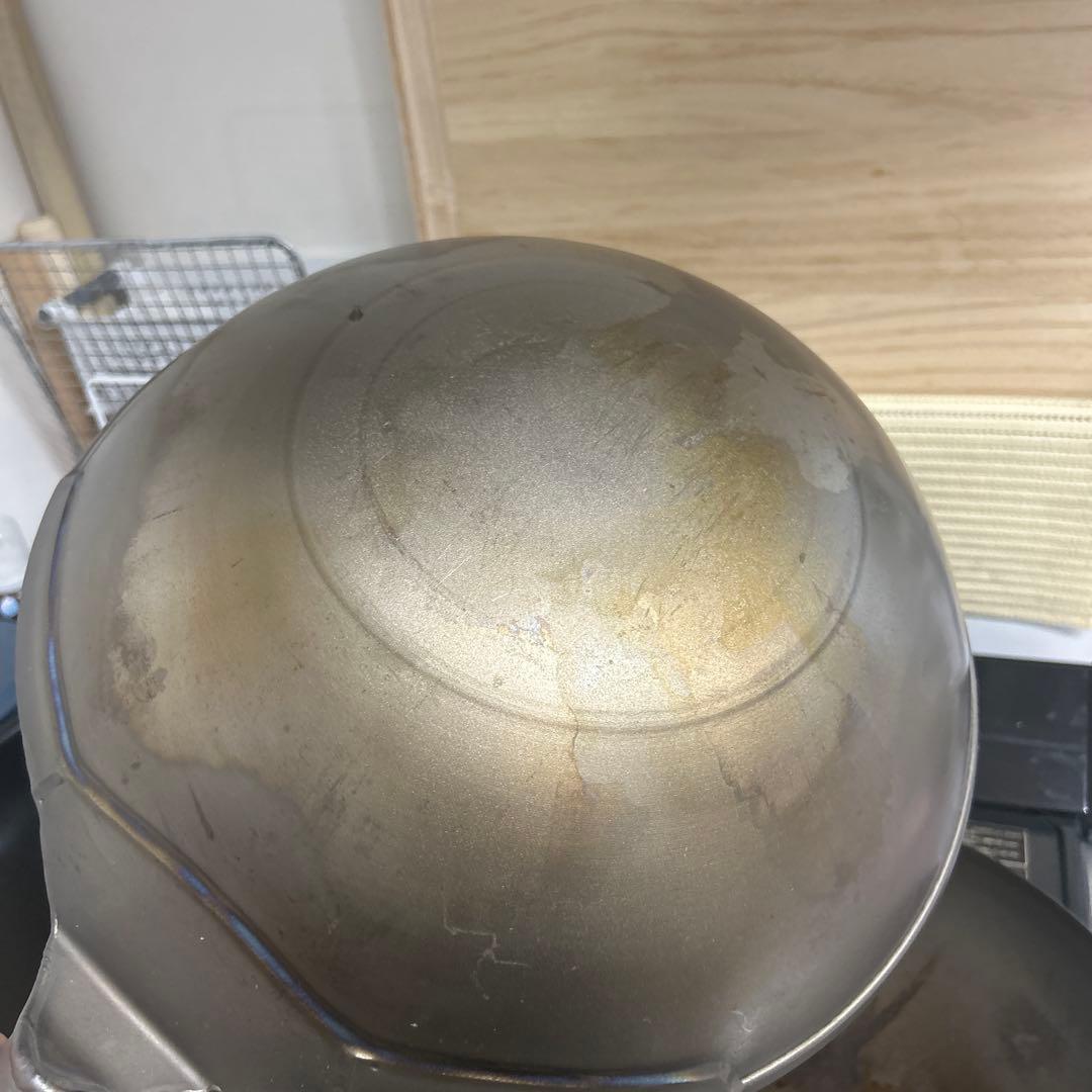 チタン製中華鍋　33センチ
