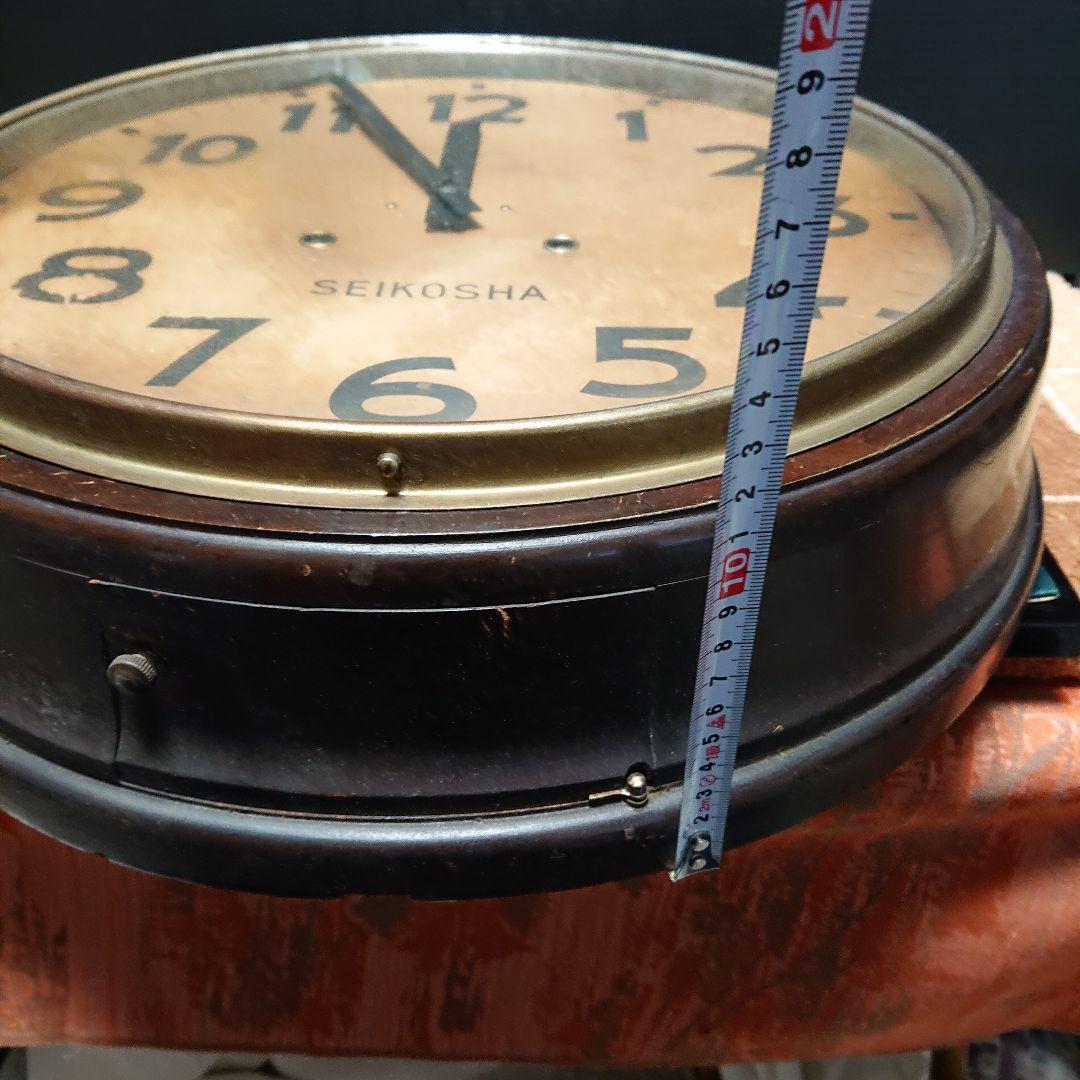 壁掛け時計 精工舎貴重品価値あり