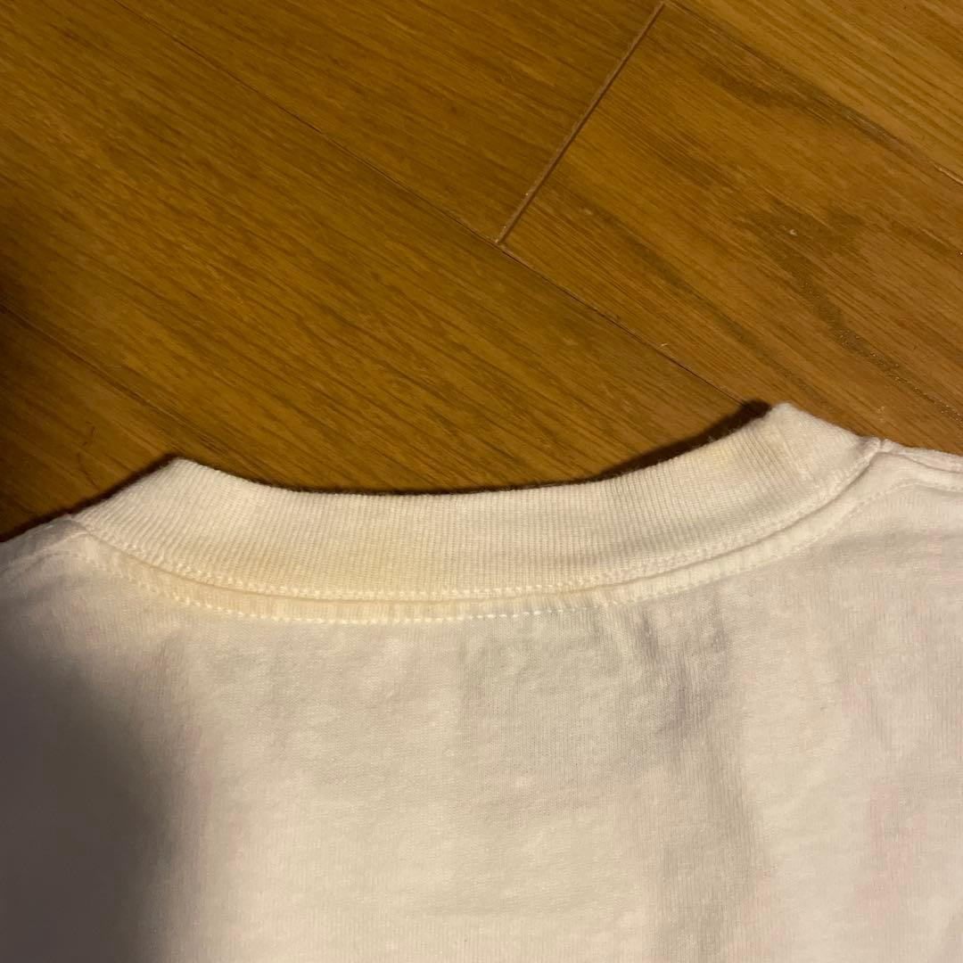 STUSSY 2000年以降黒タグ白色Tシャツ Lサイズ