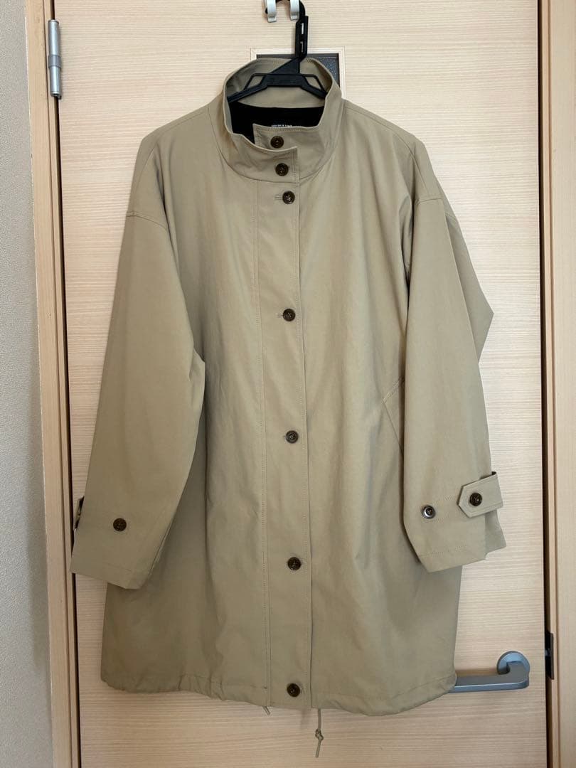 【未使用】中綿ベスト付きのかろやかミドル丈アウター（北欧、暮らしの道具店）