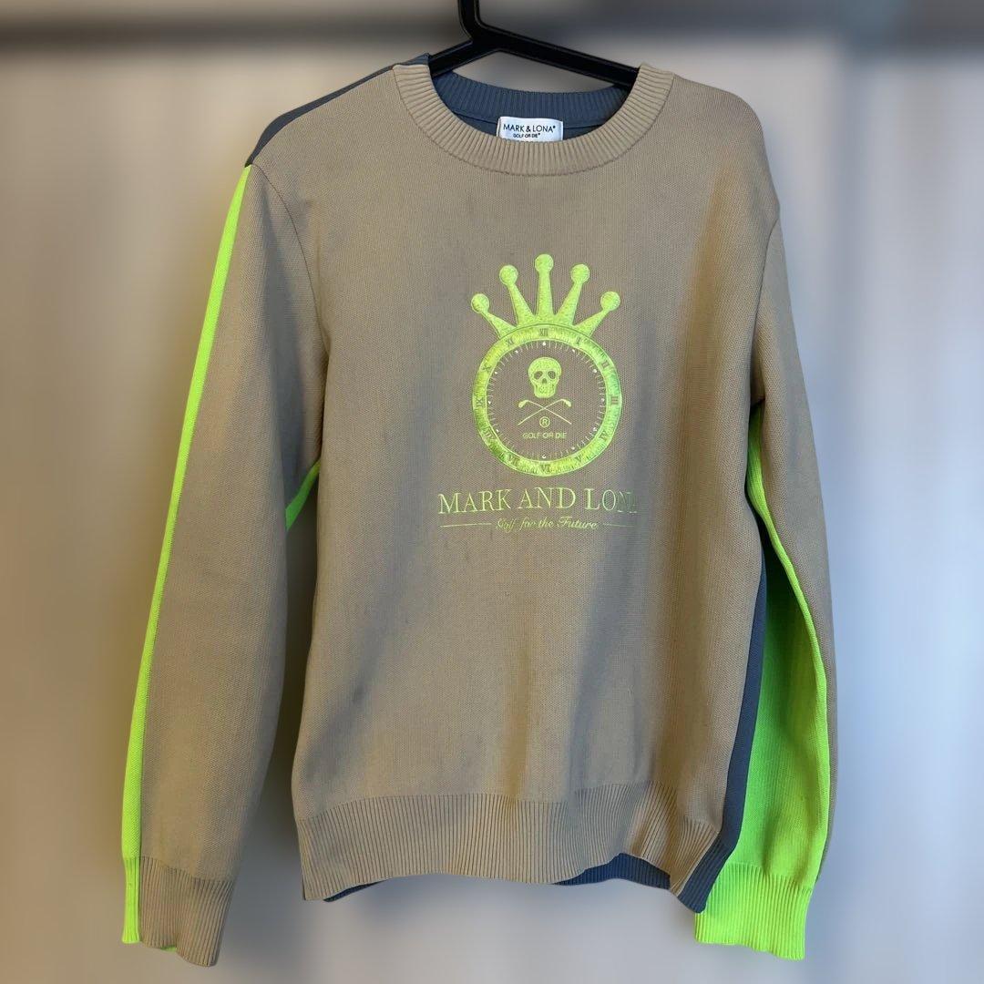 MARK &LONAスカルグラフィックセーター