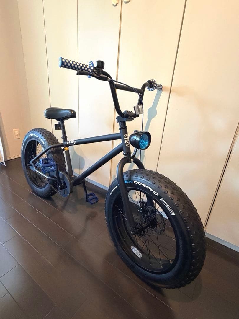 BRONX20 ファットバイク CUSTOM マットブラック　完全室内保管